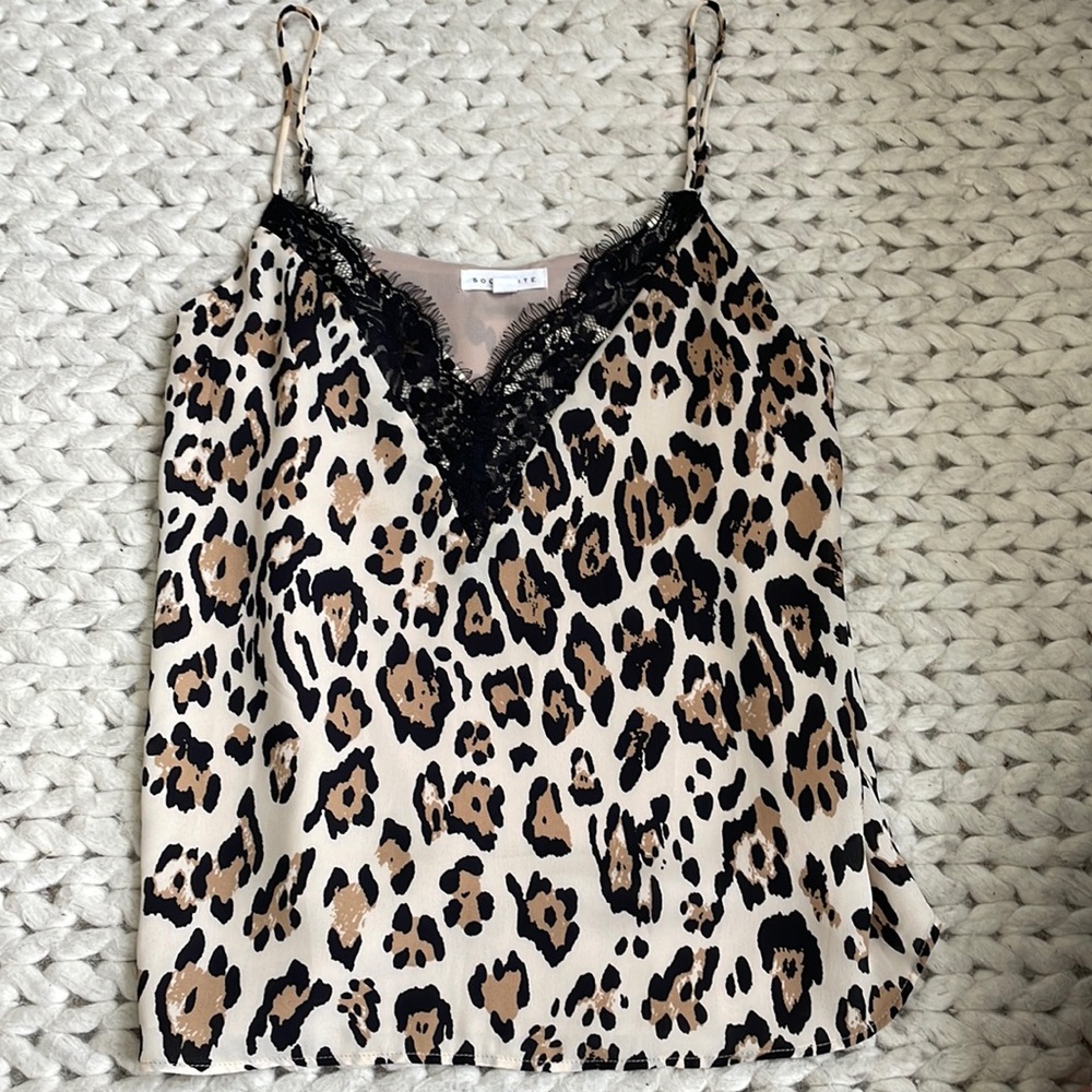 Cheetah tank top